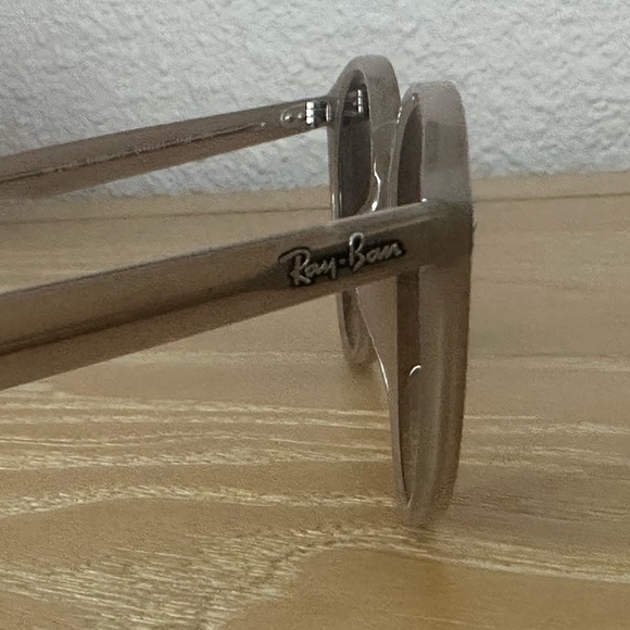 Ray-Ban Highstreet 51mm Round Sunglasses -Turtledove - Picture 6 of 10